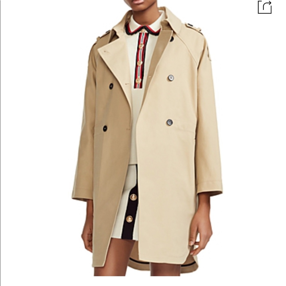 🔥 HOST PICK 🔥 Maje Oversize Trench Coat in Beige